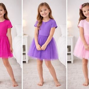 Cat & Jack Purple Kids Dress